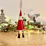 Hanging Artist Santa