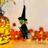 Felt Wicked Witch on Broomstick