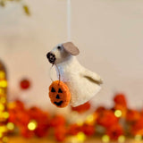 Hanging Felt Ghost Dog
