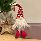 Small Santa Gonk with Spotty Hat