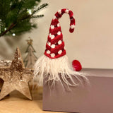 Small Santa Gonk with Spotty Hat