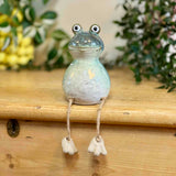 Large Ceramic Frog with Dangly Legs