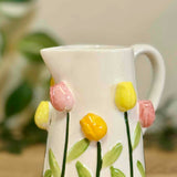 Small Ceramic Tulip Jug
