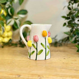 Small Ceramic Tulip Jug