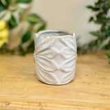 White Daisy Ceramic Plant Pot