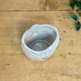 White Daisy Ceramic Plant Pot