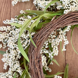 White Choisya Wreath