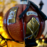 Light Up Metal Pumpkin Carriage