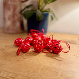 12 Red Spotted Bells