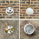 Chunky Metal Pumpkin Bells