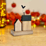 Spooky Wooden Halloween Cottages