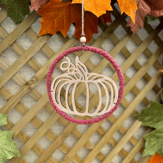 Cut Out Hanging Pumpkin