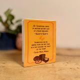 Focaccia or Rye Ceramic Book Vase
