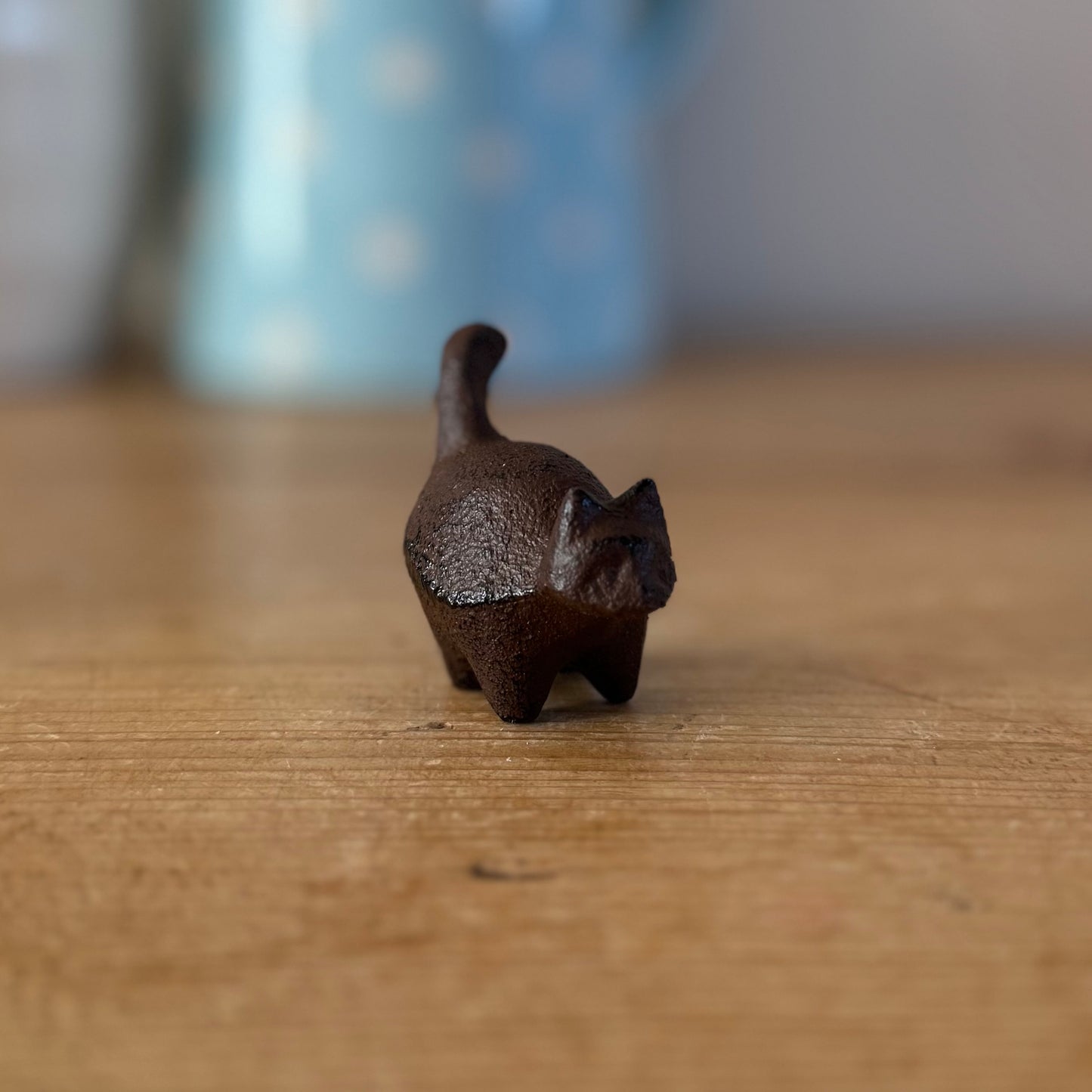 Mini Cast Iron Cat Decoration