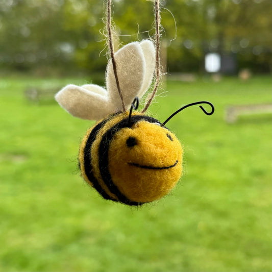 Hanging Woolen Bee