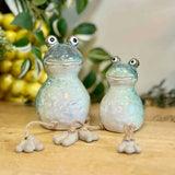 Large Ceramic Frog with Dangly Legs