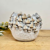 Medium Cement Mushroom Pot
