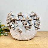 Large Cement Mushroom Pot