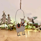 Delia the Christmas Llama