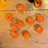 Felt Pumpkin Garland