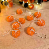 Felt Pumpkin Garland