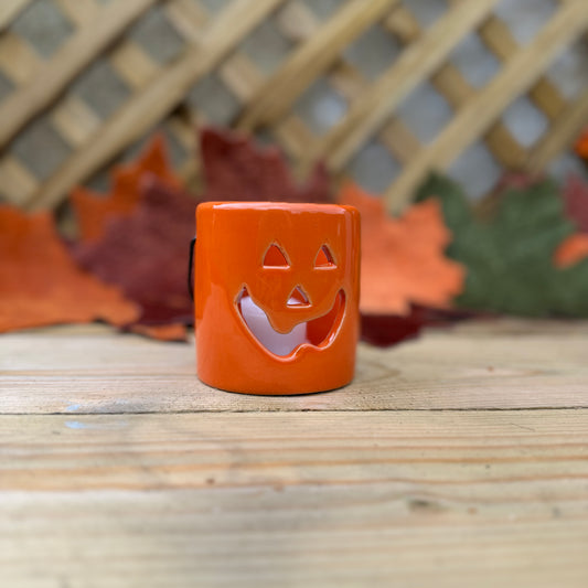 Ceramic Pumpkin Bucket T Light