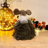 Mouse in Green Fluffy Skirt