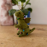 Felt Dinosaur with Lights & Gold Star