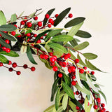 Red Berry Foliage Wreath
