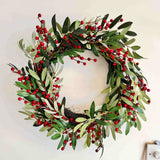 Red Berry Foliage Wreath