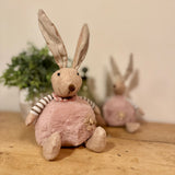 Large Fabric Shelf Sitting Rabbit