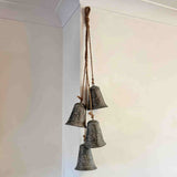 Giant Bunch of Rustic Metal Bells