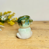 Small Ceramic Frog Pen Pot