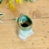 Small Ceramic Frog Pen Pot