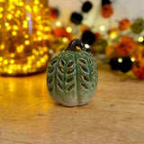 Green Ceramic Squash with LED