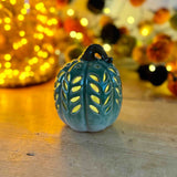 Green Ceramic Squash with LED