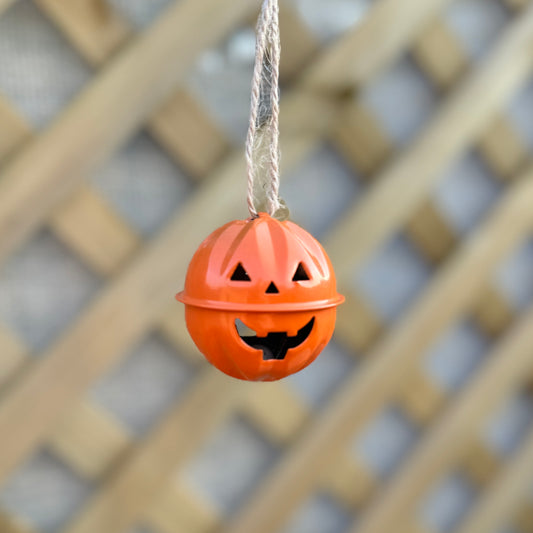 Mini Orange Pumpkin Bell