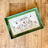 Plastic Floral Garden Tray