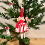 Felt Lamb with Lollipop