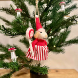 Felt Lamb with Lollipop