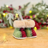 Hanging Felt Fluffy Boots