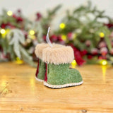 Hanging Felt Fluffy Boots