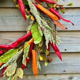 Faux Chilli Wreath