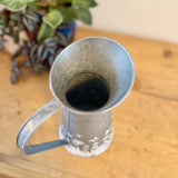 White Meadow Embossed Metal Jug