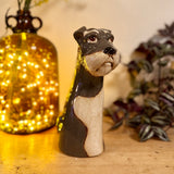 Schnauzer Dog Vase