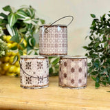 Set of 3 Grey Dolomite Pots
