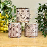 Set of 3 Grey Dolomite Pots
