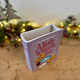 Ceramic Winter’s Tale Cookbook Vase