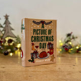 Ceramic Christmas Day Cook Book Vase