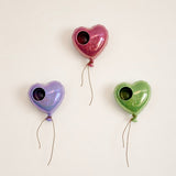 IMPERFECT Large Ceramic Helium Heart Balloons